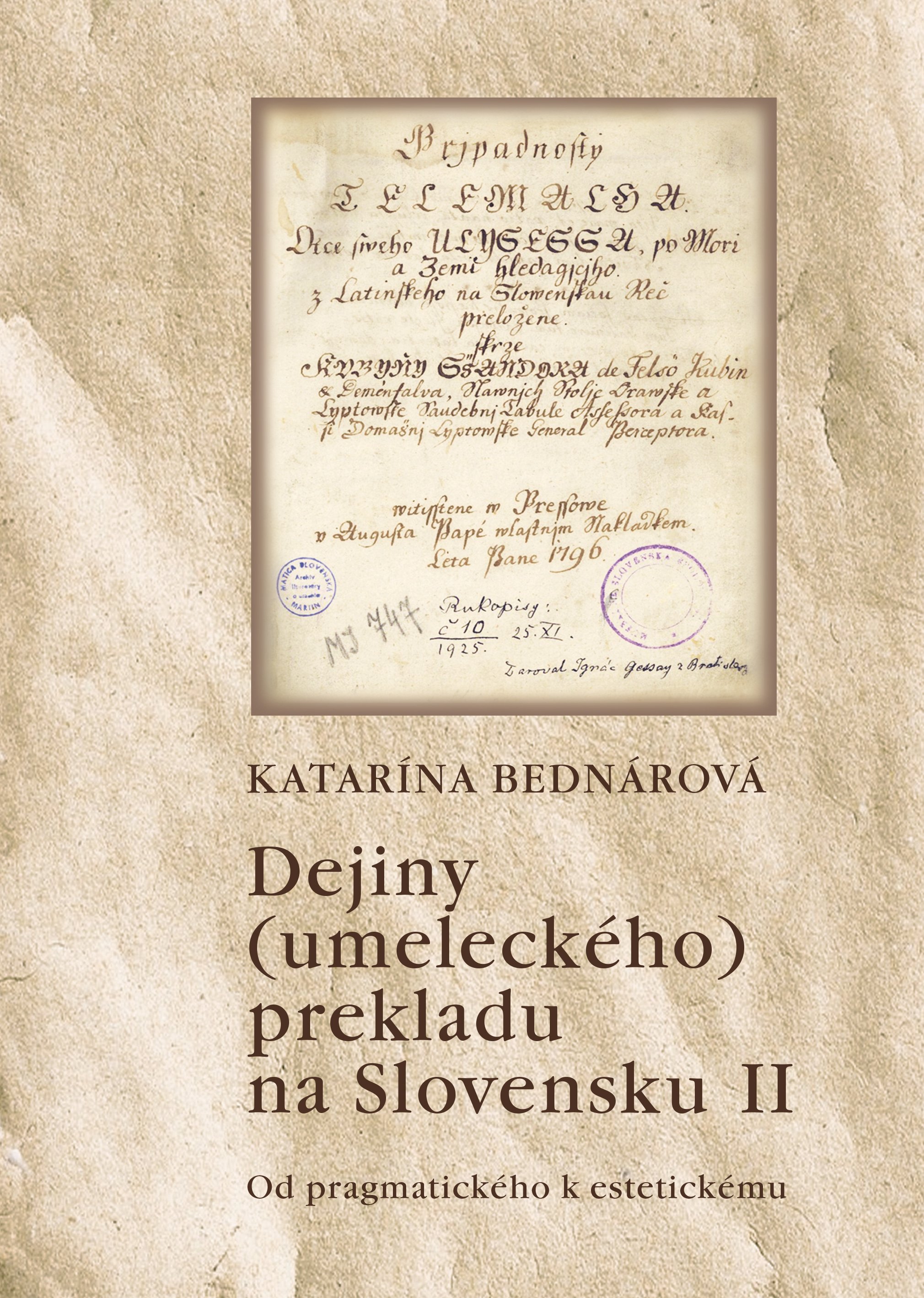 Dejiny (umeleckého) prekladu na Slovensku II